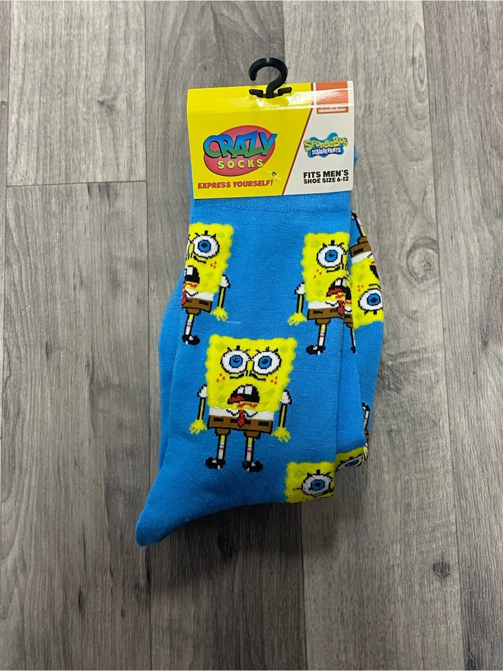 Nickelodeon SpongeBob Blue Crew Socks